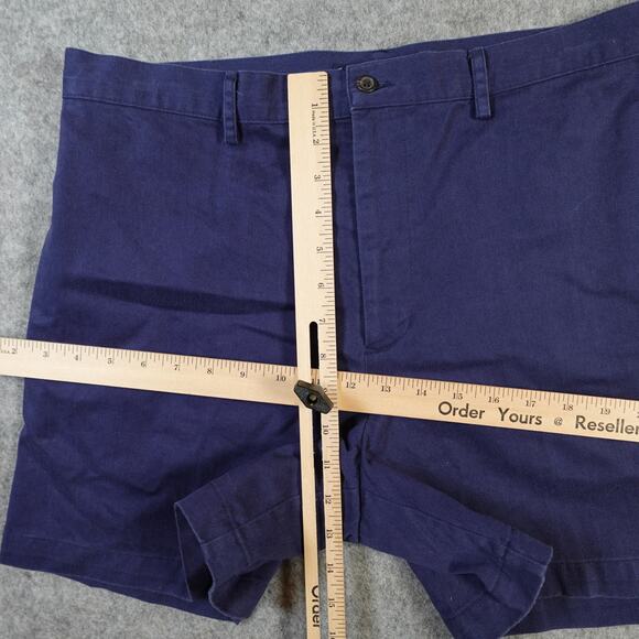 Vintage Ralph Lauren Shorts Womens 14 Preppy Chino Golf Blue 5" Old Money - Picture 3 of 9